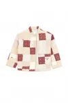Scarlette Ateliers Women's Patchwork Jacket In Red In Neutral