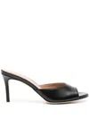 Scarosso Lohan Open-toe Mules In Black