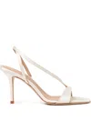 Scarosso 85mm Slingback Sandals In Neutral