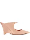 Scarosso Marta Ii Mule Pumps In Pink