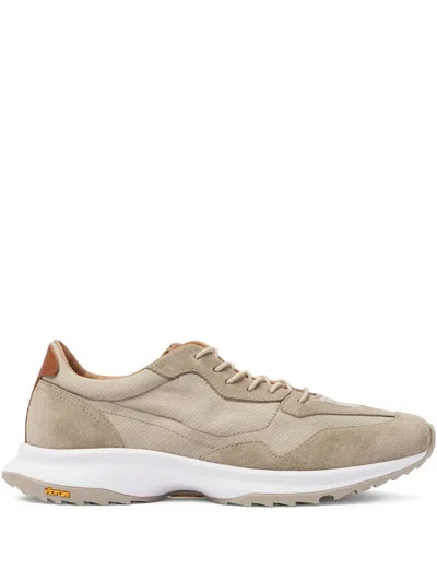 Scarosso Achille Sneakers In Beige - Fabric