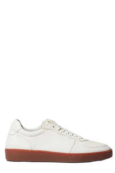 Scarosso Agostino Leather Sneakers In White - Calf Leather