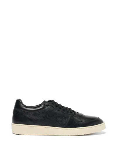 Scarosso Agostino Laced Sneakers In Black