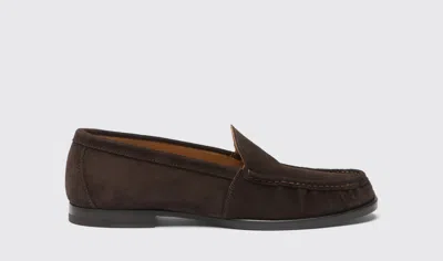 Scarosso Alain Brown Suede - Man Loafers Brown In Brown - Suede
