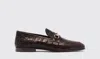 Scarosso Alessandro Dark Brown Croco In Dark Brown - Croco-printed Calf