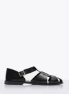 Scarosso Apollo Buckle-fastened Sandals In Black