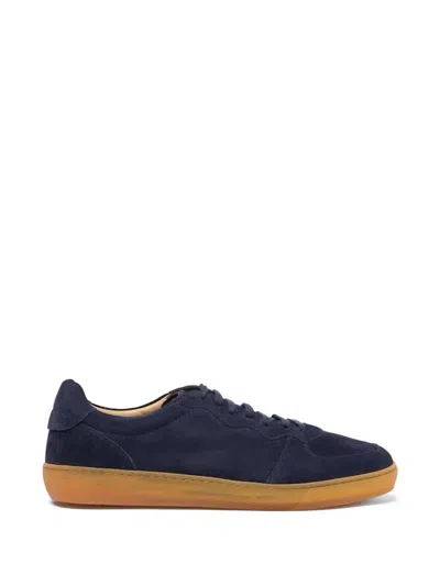 Scarosso Aureliano Suede Sneakers In Blue