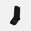 Scarosso Ribbed-trim Socks In Black