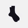 Scarosso Blue Cotton Ankle Socks In Blue - Cotton