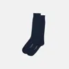 Scarosso Ribbed-trim Socks In Blue