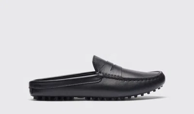 Scarosso Camilla Mules In Black - Calf