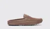 Scarosso Gommino Bubble Mules In Taupe - Suede