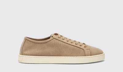 Scarosso Camillo Taupe Nubuck - Man Sneakers Taupe In Taupe - Nubuck
