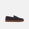 Scarosso Carlos Loafers In Blue - Suede