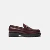 Scarosso Carlotta Loafers In Burgundy - Calf