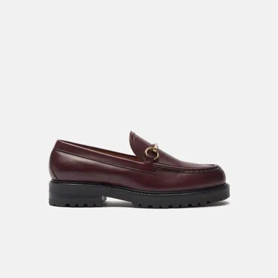 Scarosso Carlotta Loafers In Burgundy - Calf