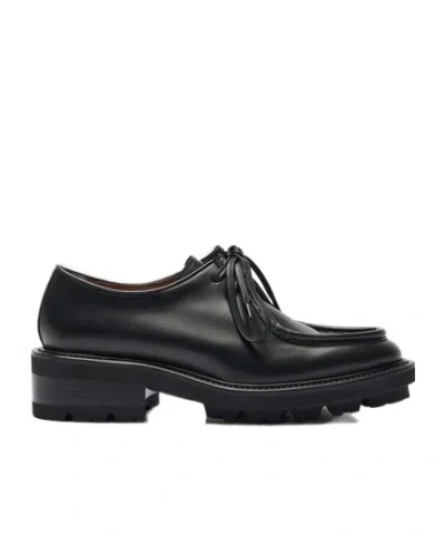 Scarosso Carolina Lace-up Shoes In Black