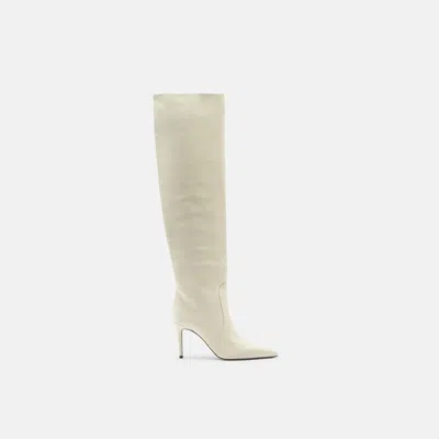 Scarosso Carra Beige In Beige - Calf