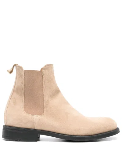 Scarosso Claudia Suede Chelsea Boots In Neutrals