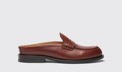 Scarosso Clementina Brown - Woman Mules Brown In Brown - Calf