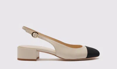 Scarosso 35mm Coco Pumps In White Edit - Calf