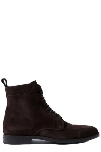 Scarosso Dante Moro Scamosciato In Dark Brown Suede