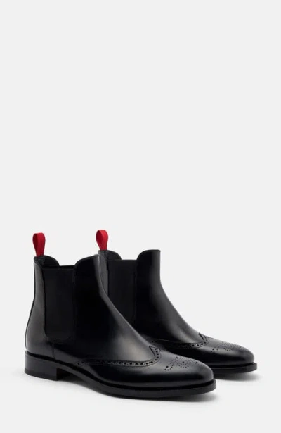 Scarosso Dario Chelsea Boots In Black