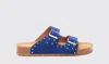 SCAROSSO SCAROSSO DELILAH BLUE SUEDE - WOMAN SANDALS BLUE