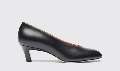 Scarosso Deva 50mm Leather Pumps In Black - Calf