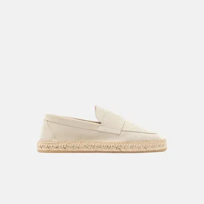 Scarosso Diego Suede Espadrilles In Neutrals