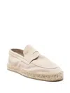 Scarosso Diego Suede Espadrilles In Neutrals