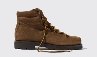 Scarosso Edmund Tan Suede Man Boots Tan In Tan Suede