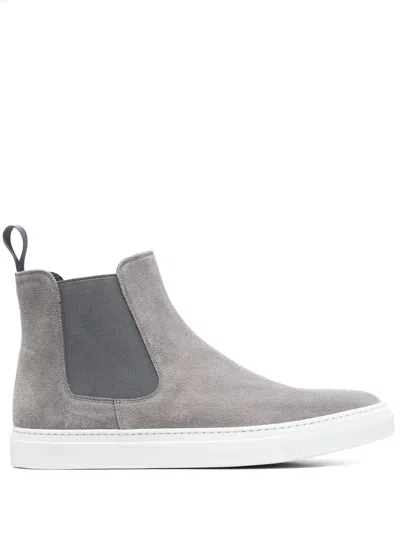 Scarosso Elasticated Side-panel Sneakers In Grey