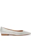 Scarosso Embellished Ballerinas In 白色
