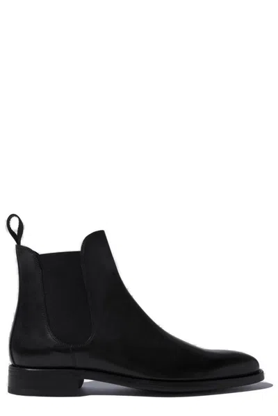 Scarosso Enzo Boots In Black Calf