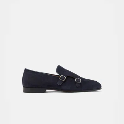 Scarosso Ernesto Blue Suede In Blue - Suede