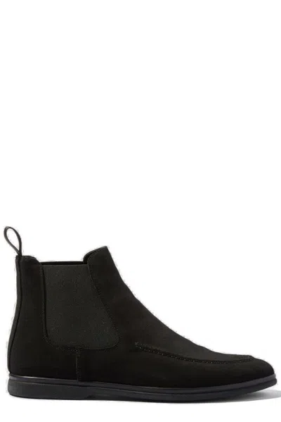 Scarosso Eugenio Nero Scamosciato In Black - Suede