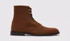 Scarosso Eva Boots In Brown - Suede