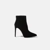Scarosso X Brian Atwood Fabi Suede Ankle Boots In Black - Suede