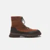 Scarosso Leather Boots In Tan - Suede