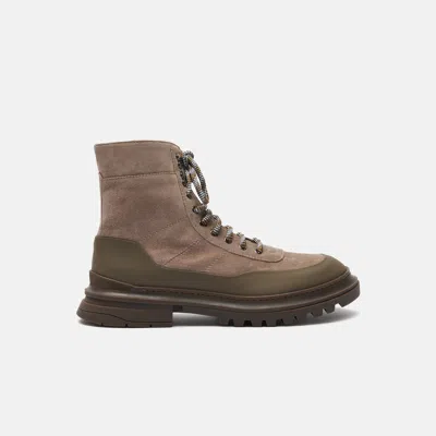 Scarosso Federico Taupe Suede In Taupe - Suede