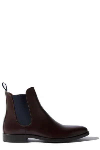 Scarosso Giacomo Chelsea Boots In Brown Calf