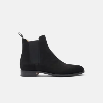 Scarosso Giancarlo Nero Scamosciato In Black - Suede