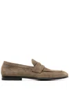 Scarosso Gregory Suede Loafers In Neutrals