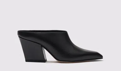 Scarosso 80mm Holly Mules In Black - Calf
