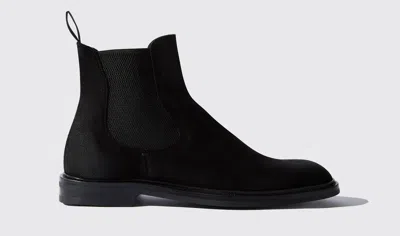 Scarosso Hunter Black In Black Suede