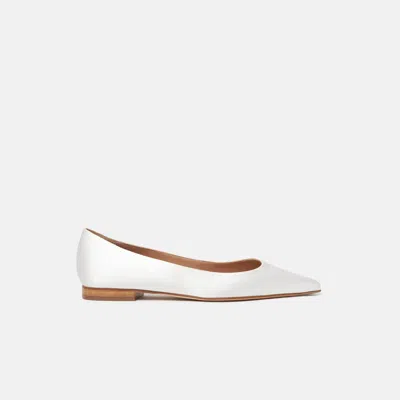 Scarosso Iris White Satin In White - Silk