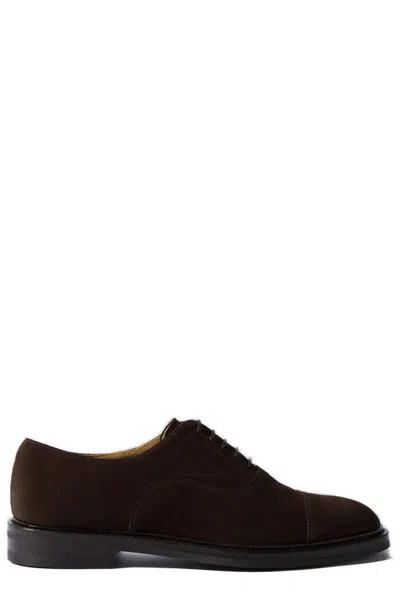 Scarosso Oxfords Jacob Brown Suede Suede Leather