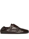 Scarosso Johnny Buckled Brogue Monk Shoes In Multi