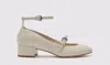 Scarosso 35mm June Pumps In White - Calf
